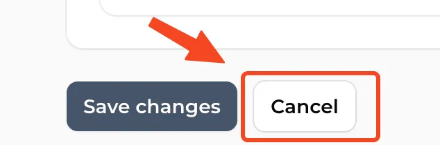 Cancel Button